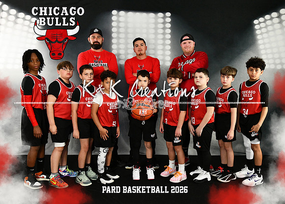 5X7 9-10 BOYS BULLS TEAM
