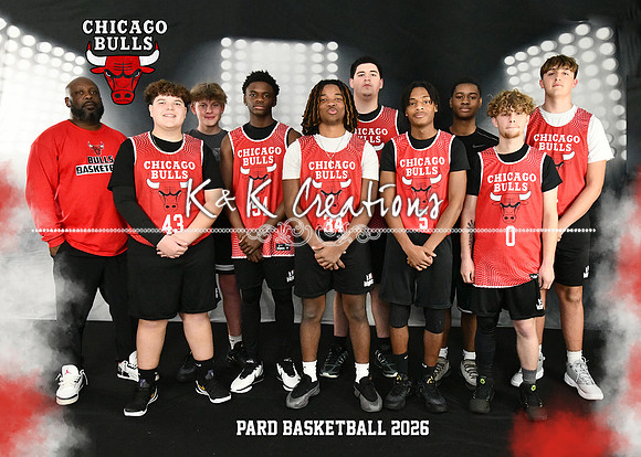 5X7 15-17 BOYS BULLS TEAM