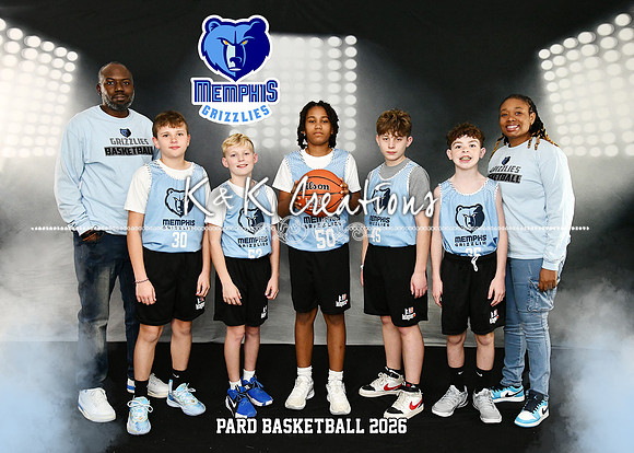 5X7 11-12 BOYS GRIZZLIES TEAM