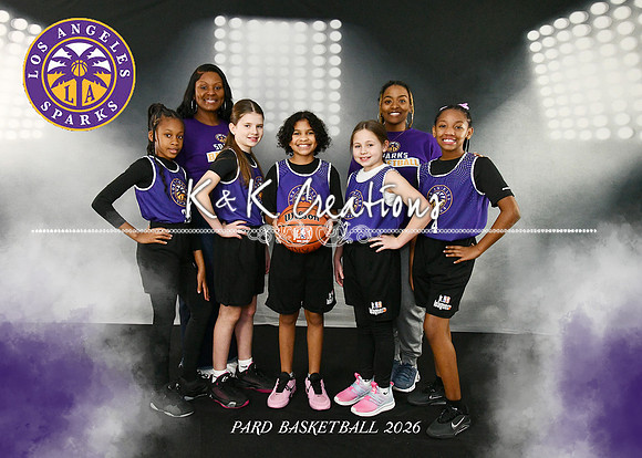 5X7 9-10 GIRLS SPARKS TEAM