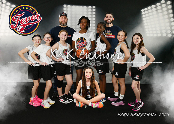 5X7 9-10 GIRLS FEVER TEAM