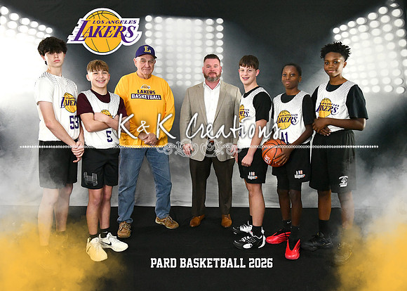 5X7 13-14 BOYS LAKERS