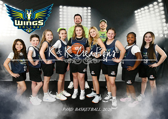 5X7 9-10 GIRLS WINGS TEAM