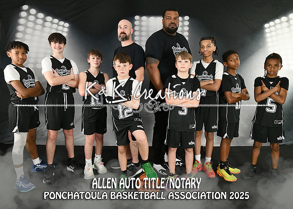 5X7 ALLEN AUTO TITLE TEAM