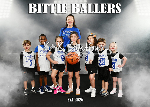 5X7 BITTIE BALLERS TEAM JESSICA