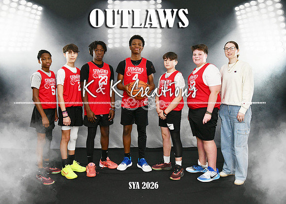 5X7 SYA OUTLAWS TEAM KENDRICK