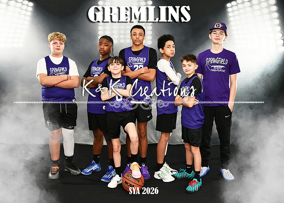 5X7 SYA GREMLINS TEAM TRENDON