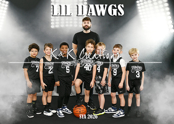 5X7 SYA LIL DAWGS TEAM