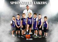 5X7 SYA SPRINGFIELD LAKERS TEAM