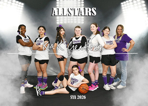 5X7 SYA ALLSTARS TEAM LEIGHANN