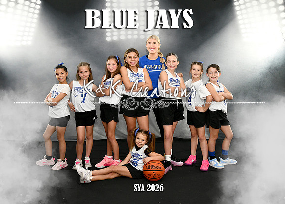 5X7 SYA BLUE JAYS TEAM
