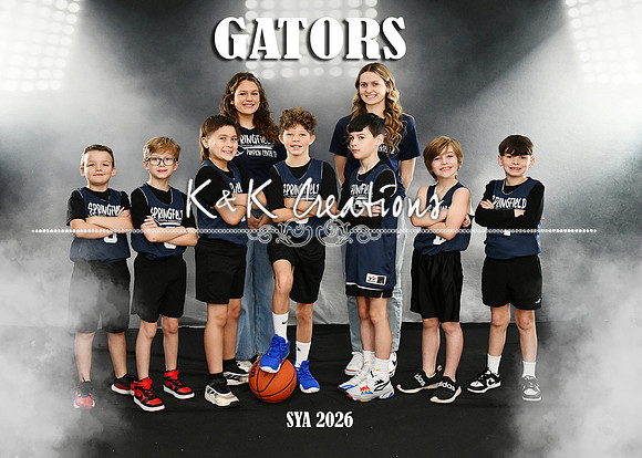 5X7 SYA GATORS TEAM