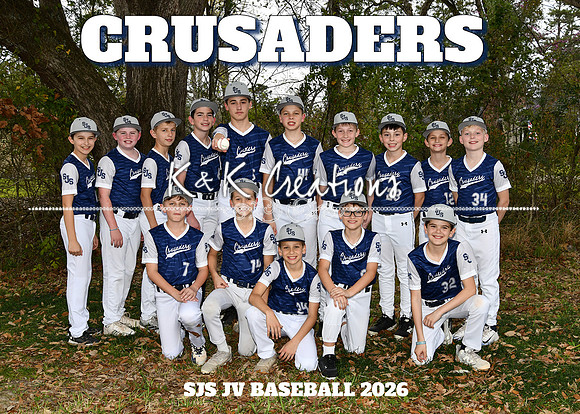 5X7 SJS JV BASEBALL 2026 TEAM