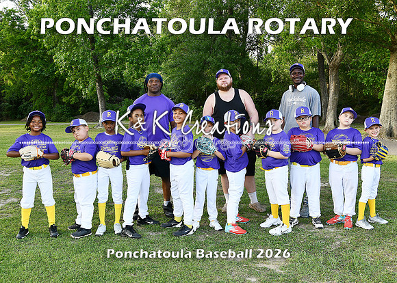 5X7 7-8 BOYS PONCHATOULA ROTARY TEAM