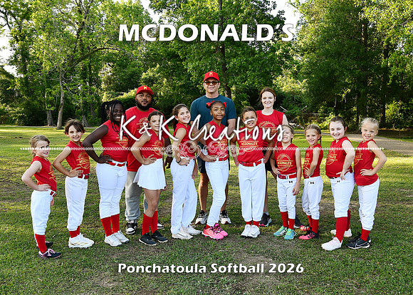 5X7 7-8 GIRLS MCDONALDS TEAM