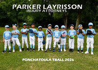 5X7 TBALL PARKER LAYRISSON INJURY ATTORNEYS TEAM