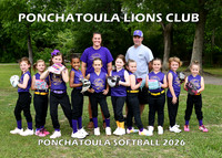 5X7 7-8 GIRLS PONCHATOULA LIONS CLUB TEAM
