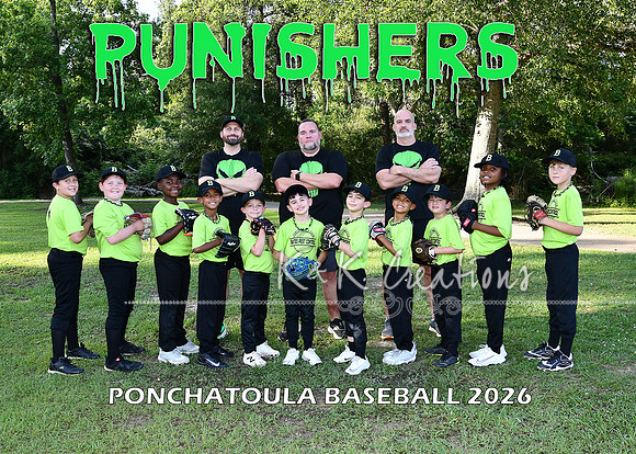 5X7 7-8 BOYS PUNISHERS TEAM
