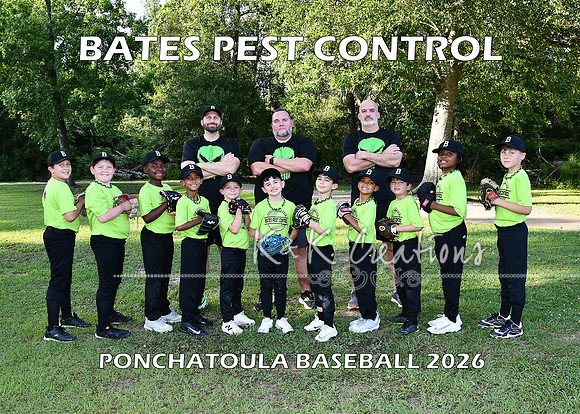5X7 7-8 BOYS BATES PEST CONTROL TEAM