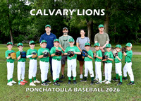 5X7 7-8 BOYS CALVARY LIONS TEAM
