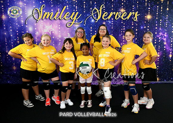 5X7 7-8 SMILEY SERVERS TEAM