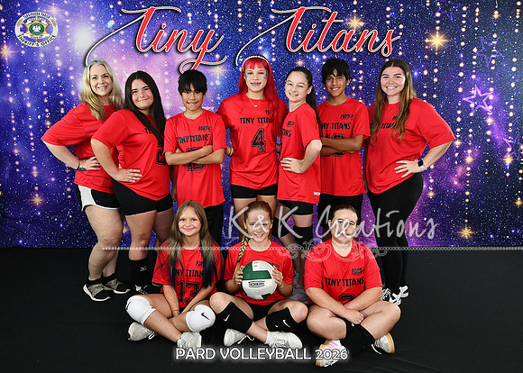 5X7 11-12 TINY TITANS TEAM