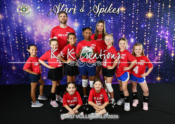 5x7 7-8 STARS AND SPIKES TEAM