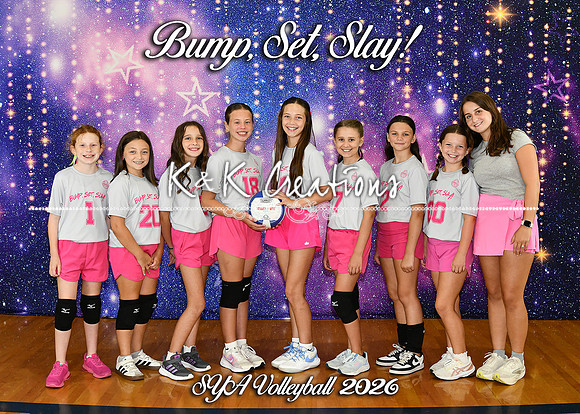 5x7 BUMP SET SLAY TEAM