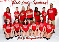 15-17 Red Lady Spikers