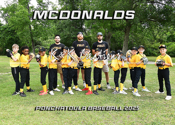 5X7 MCDONALDS 7-8BOYS TEAM