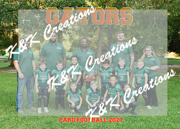 5X7 COACH RYAN TEAM PARD FOOTBALL
