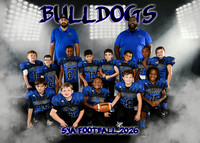 5X7 5-6 BULLDOG FOOTBALL TEAM