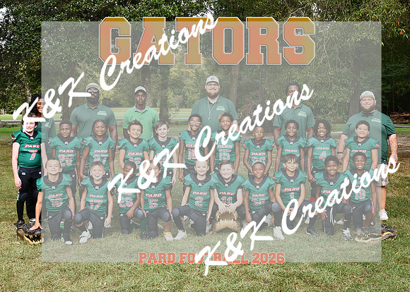 5X7 COACH JACOB GATORS TEAM