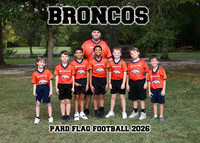 5X7 BRONCOS FLAG TEAM
