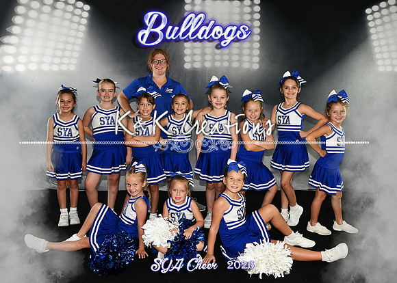 5X7 5-6 BULLDOGS CHEER TEAM
