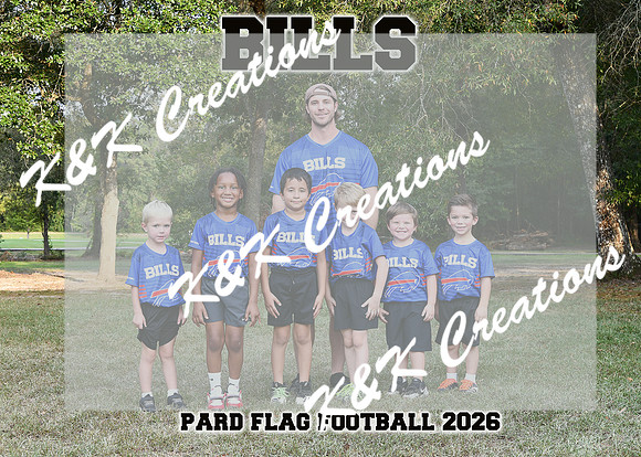 5X7 BILLS FLAG FOOTBALL TEAM