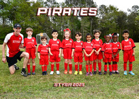 5X7 PIRATES FAIRCHILD TEAM
