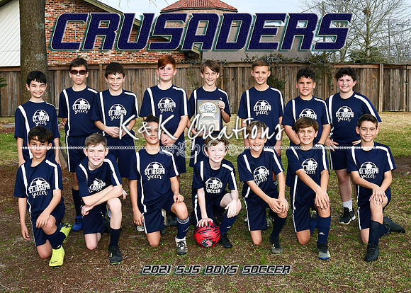 5x7  boys soccer sjs team