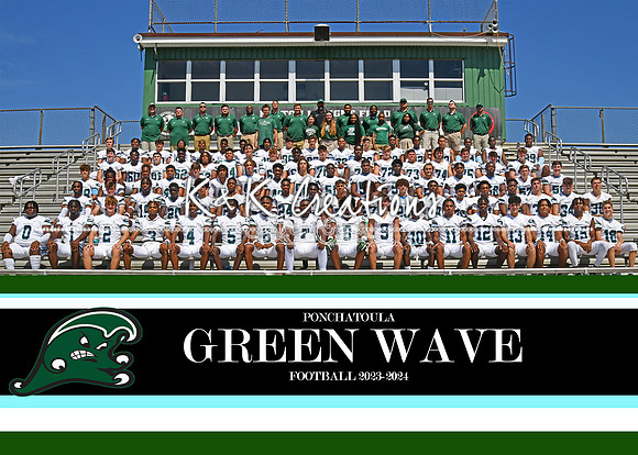 5X7 PHS GREENWAVE FOOTBALL