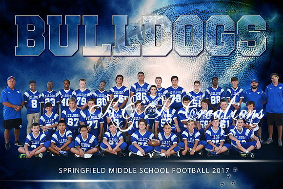 8X12 SMS FOOTBALL TEAM 2017