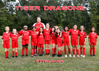 5X7 9-10U GIRLS TIGER DRAGONS KLING TEAM