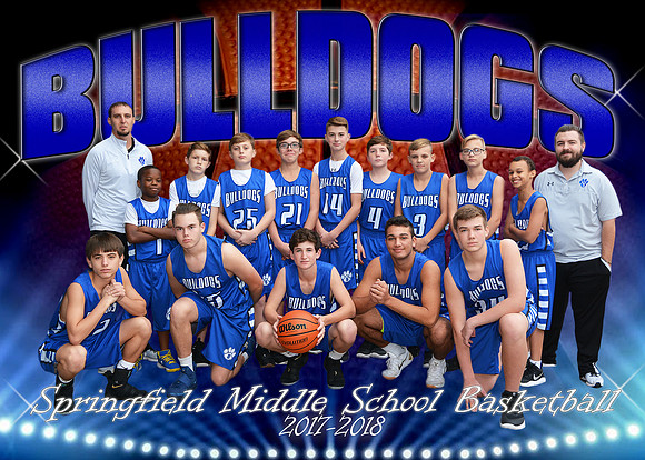 5X7 SMS BOYS BASKETBALL TEAM