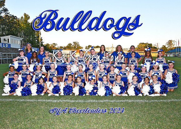 5x7 SYA CHEERLEADERS TEAM