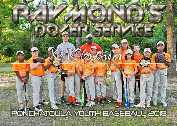5X7 9-10BOYS RAYMONDS DOZER TEAM