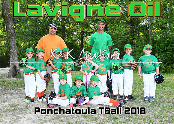 5x7 tball lavigne oil team