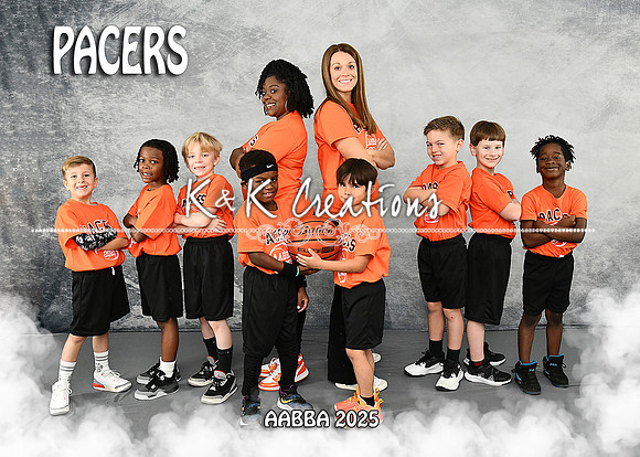 5X7 PACERS TEAM