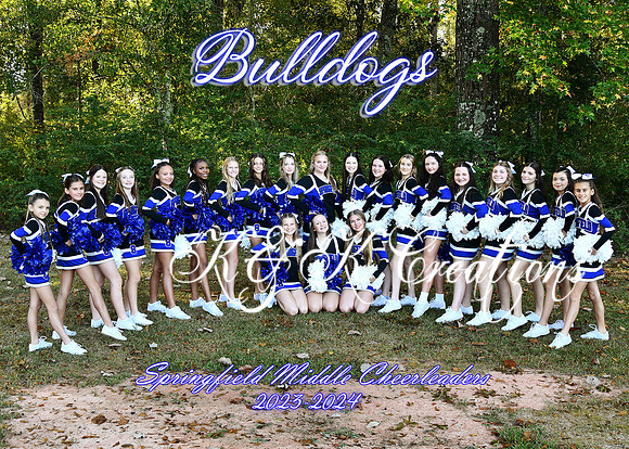 5x7 SMS cheerleaders team
