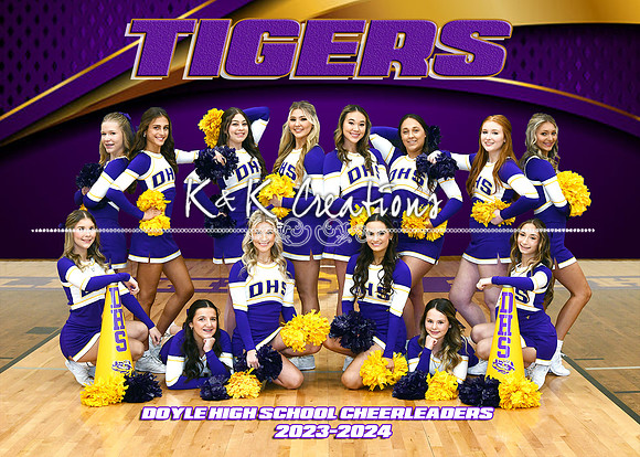 5X7 DOYLE HIGH CHEER TEAM