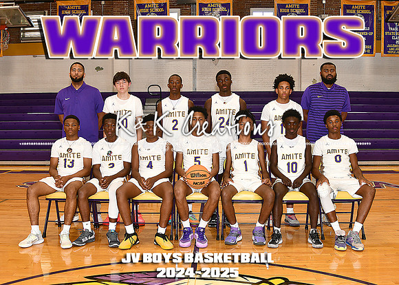 5X7 JV BOYS BASKETBALL TEAM AMITE
