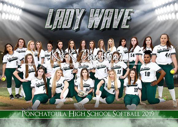 57x7 phs softball team 2019